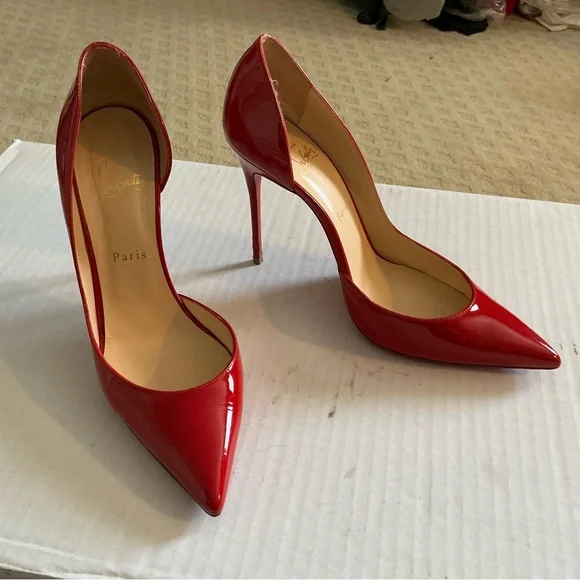 Christian Louboutin Iriza 100 Pump in size 40.5 eurpopean - Picture 2 of 12